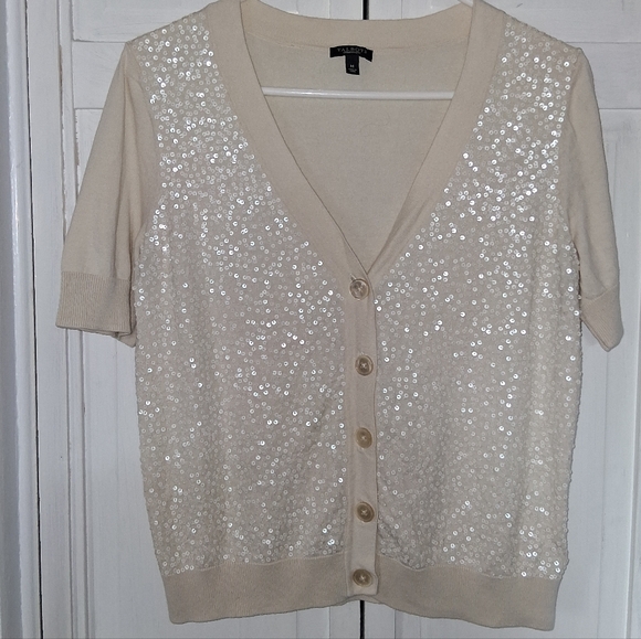 Talbots Sweaters - Talbots Ivory Knit Cardigan